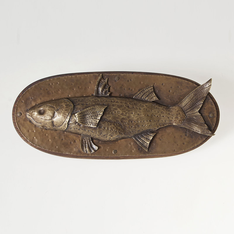 Chasing and Repousse Fish Stamp